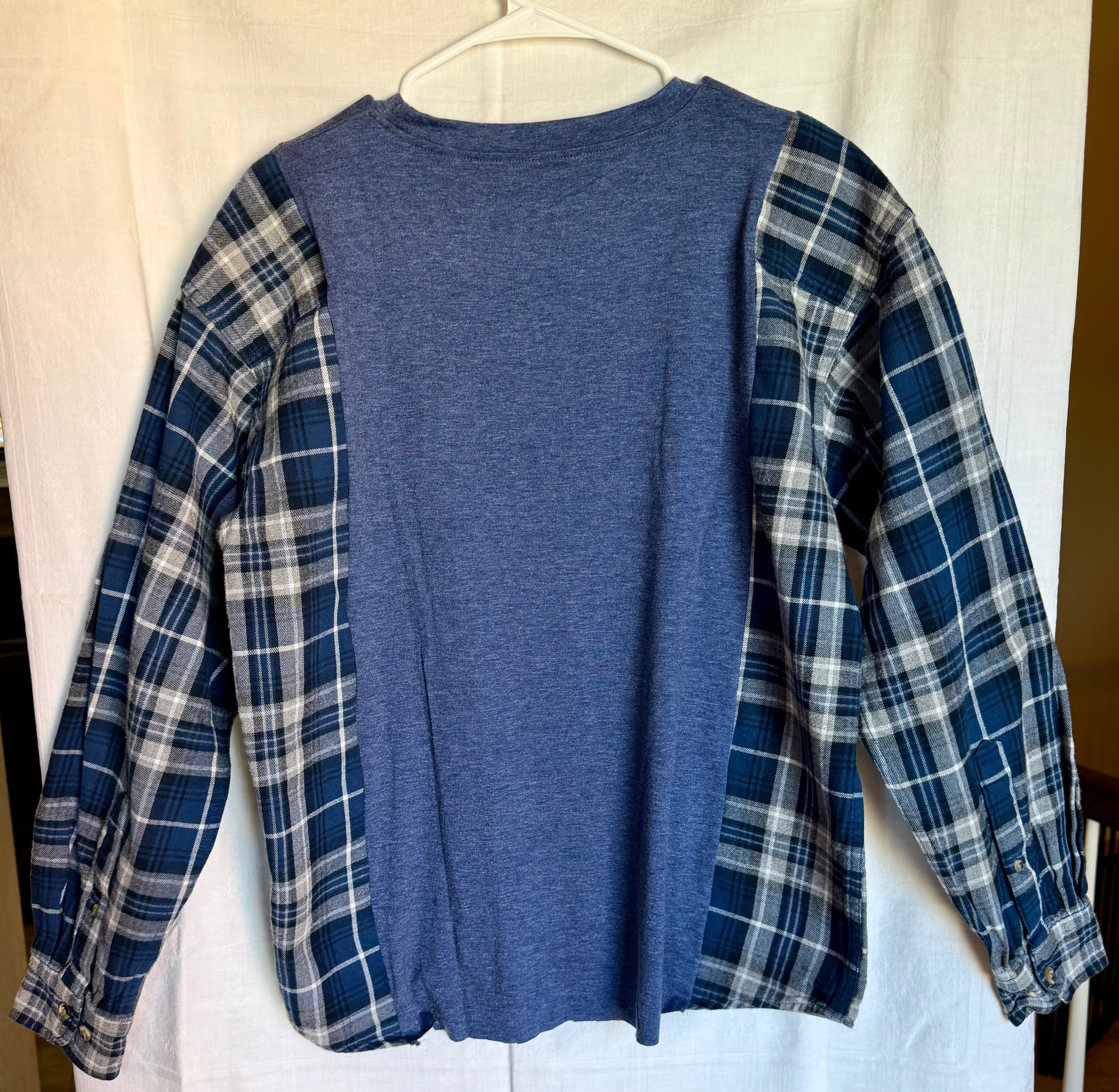 Be the Light Plaid Sleeve Top