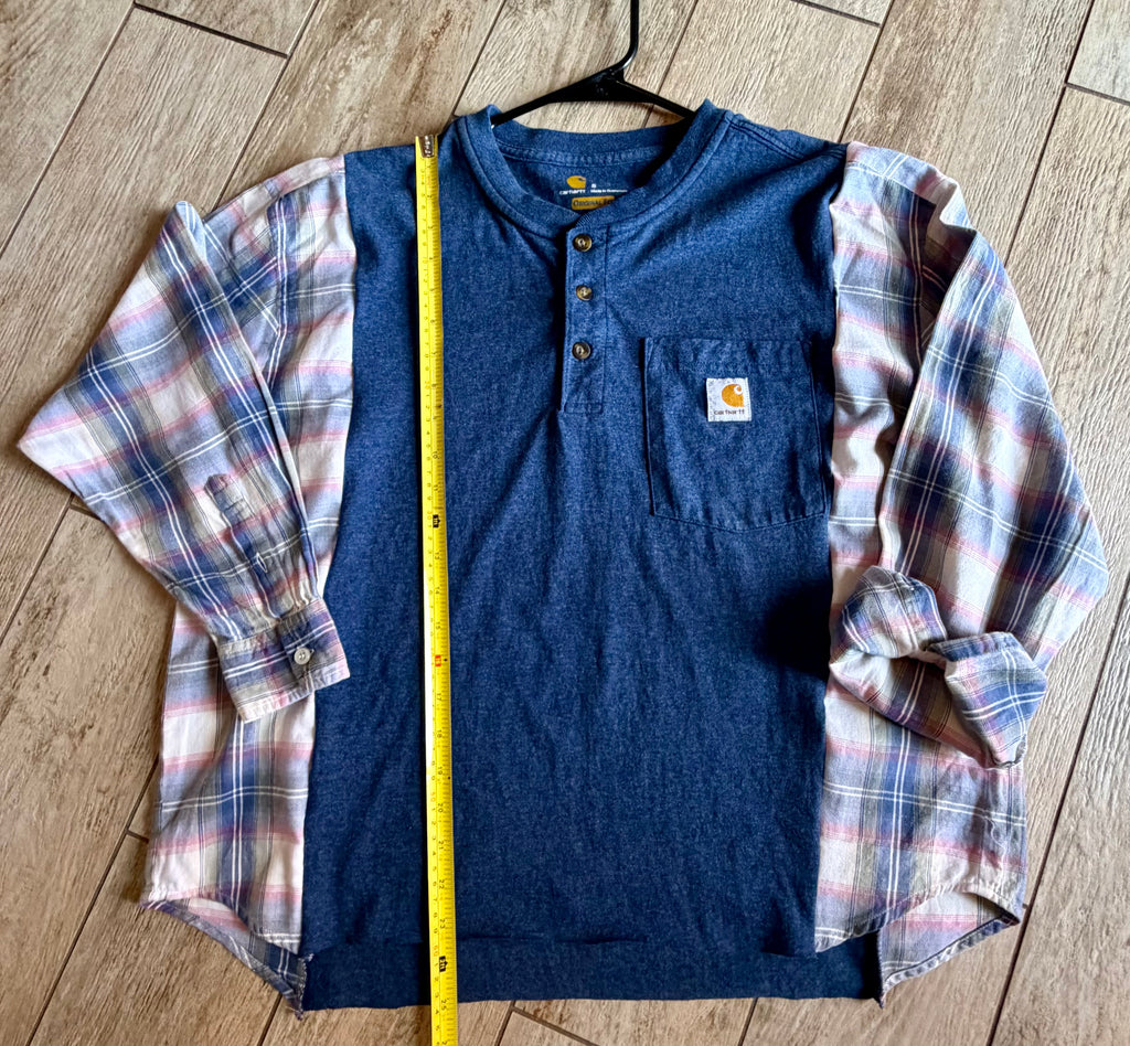 Carhartt Plaid Sleeve Henley