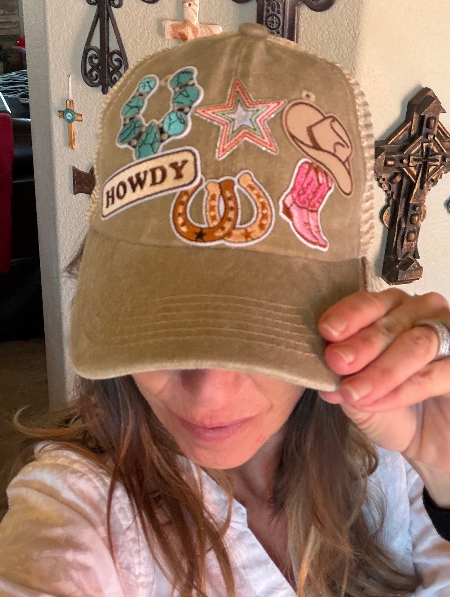 Howdy Western Patch Trucker Hat