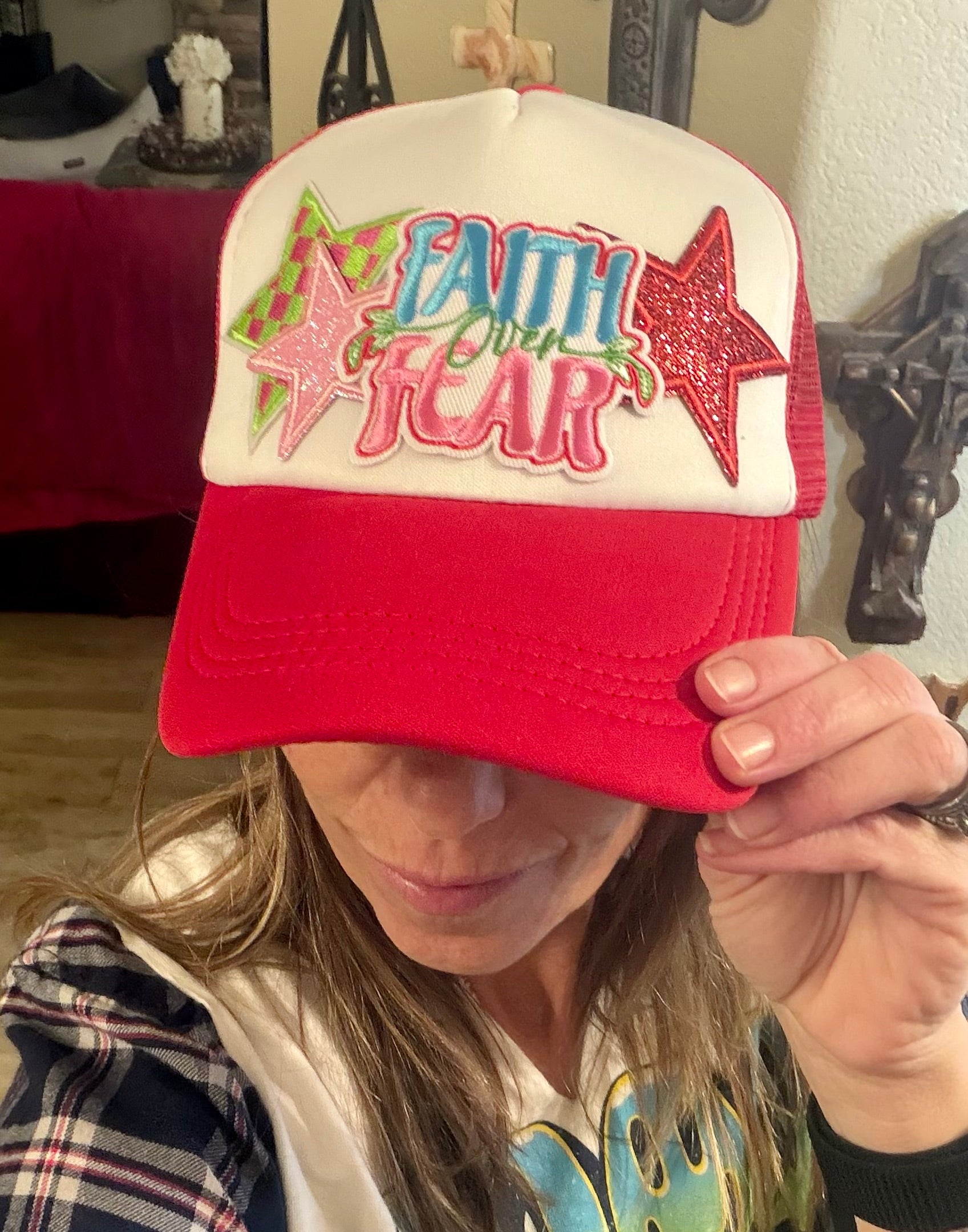 Faith Over Fear Trucker Hat