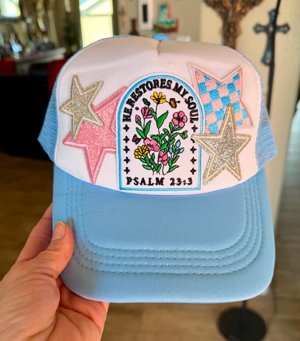 He Restores My Soul Trucker Hat