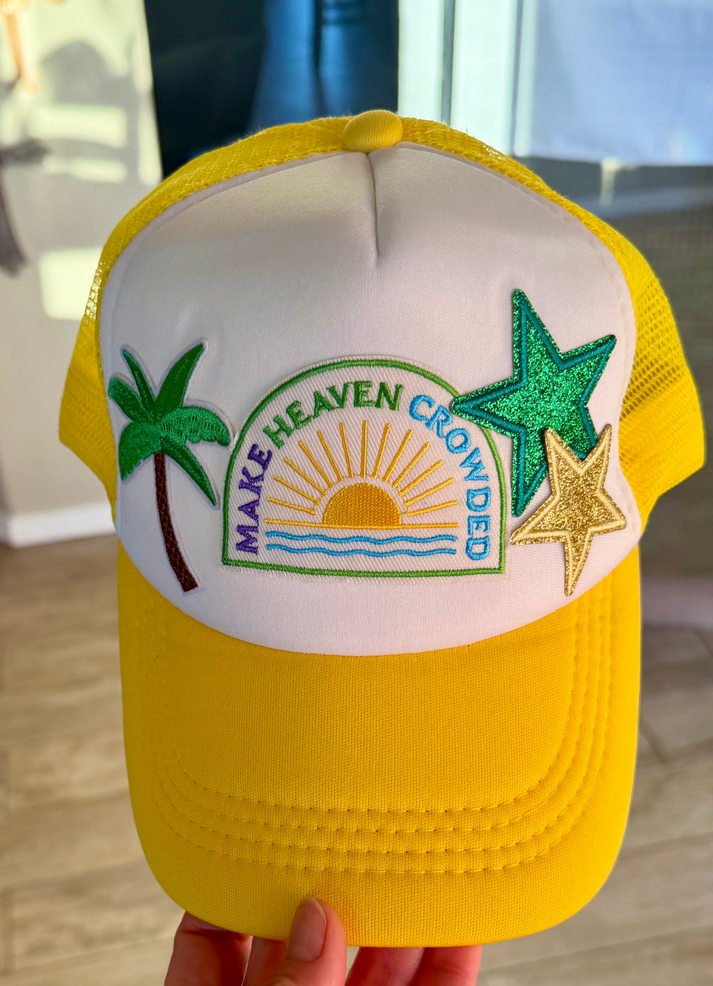 Make Heaven Crowded Trucker Hat