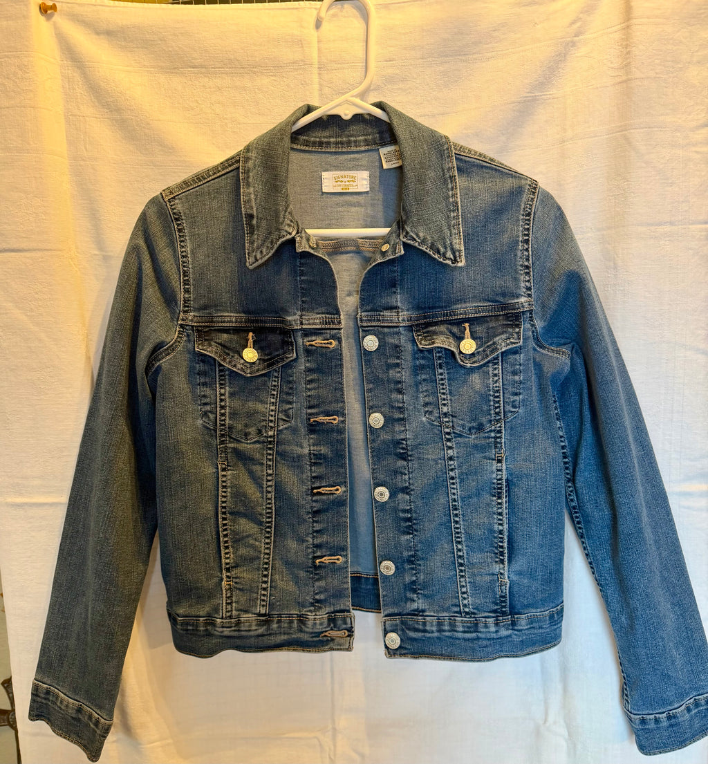 Quilt Patch Denim Jacket