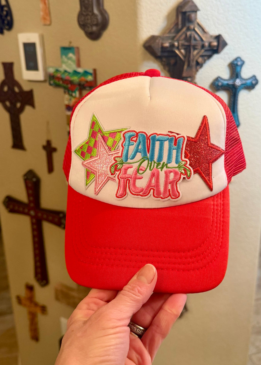 Faith Over Fear Trucker Hat