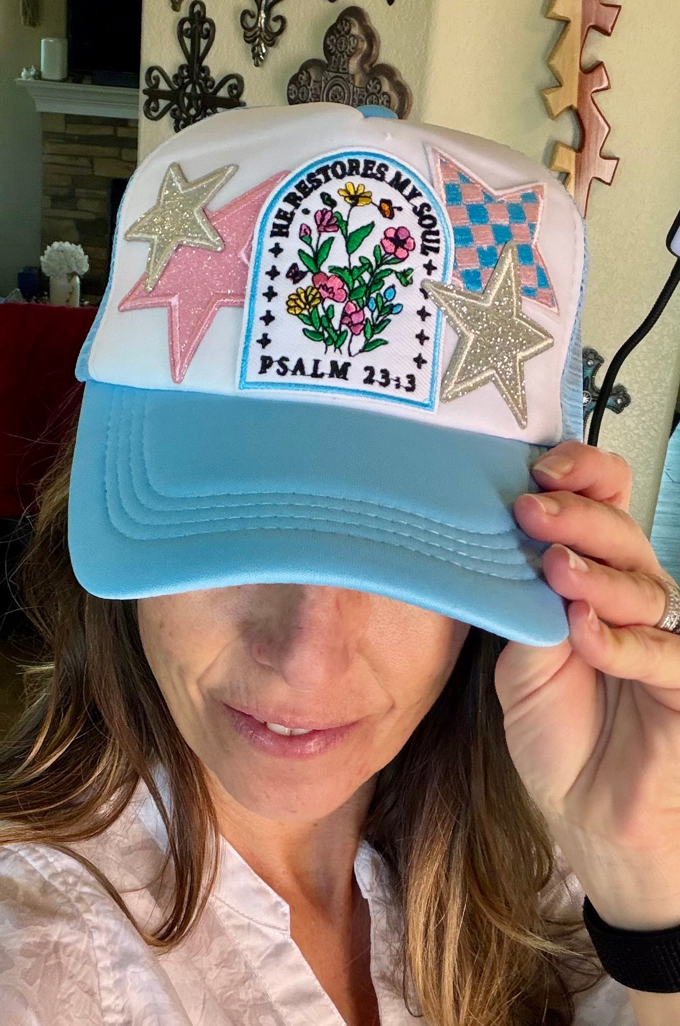 He Restores My Soul Trucker Hat