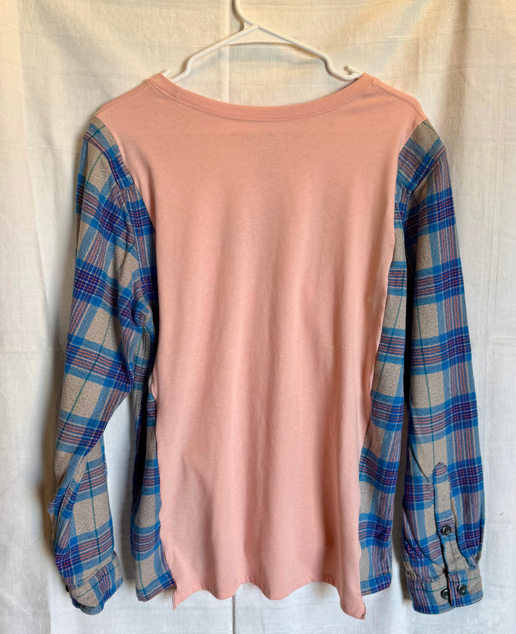 God’s Country Plaid Sleeve Top