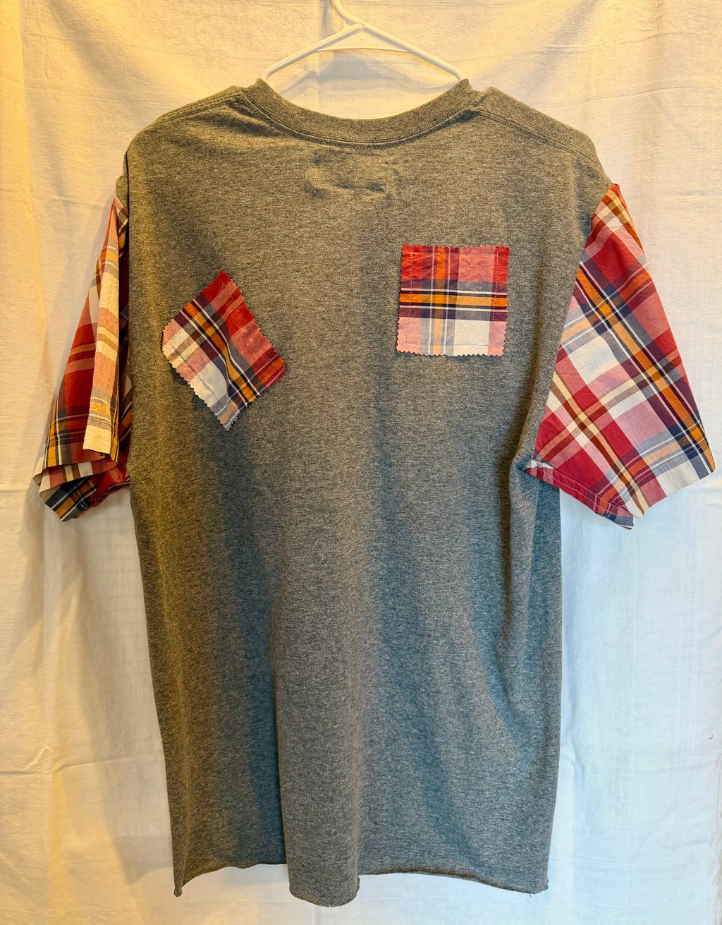 Made in Colorado Plaid Sleeve Top