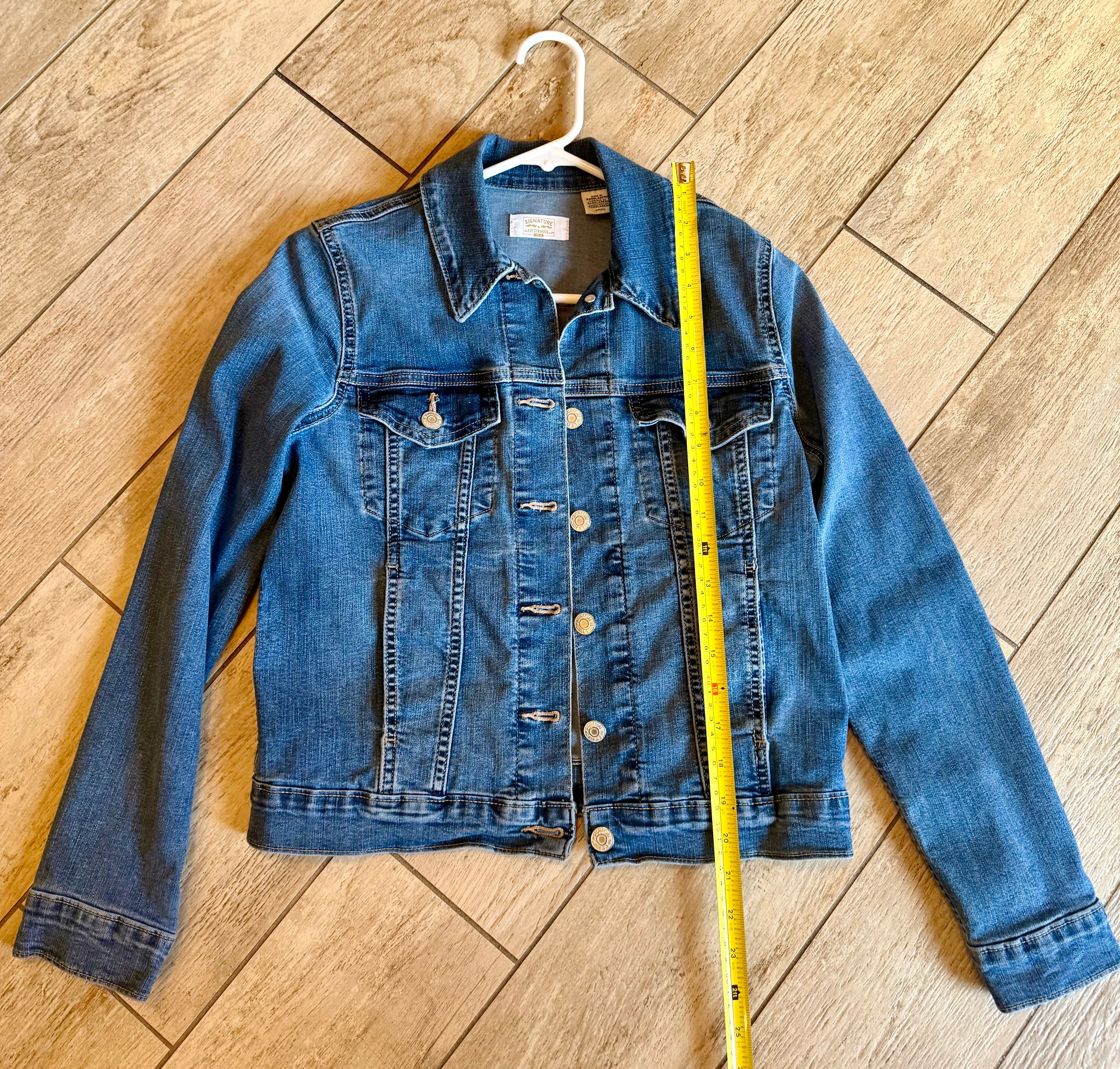 Quilt Patch Denim Jacket