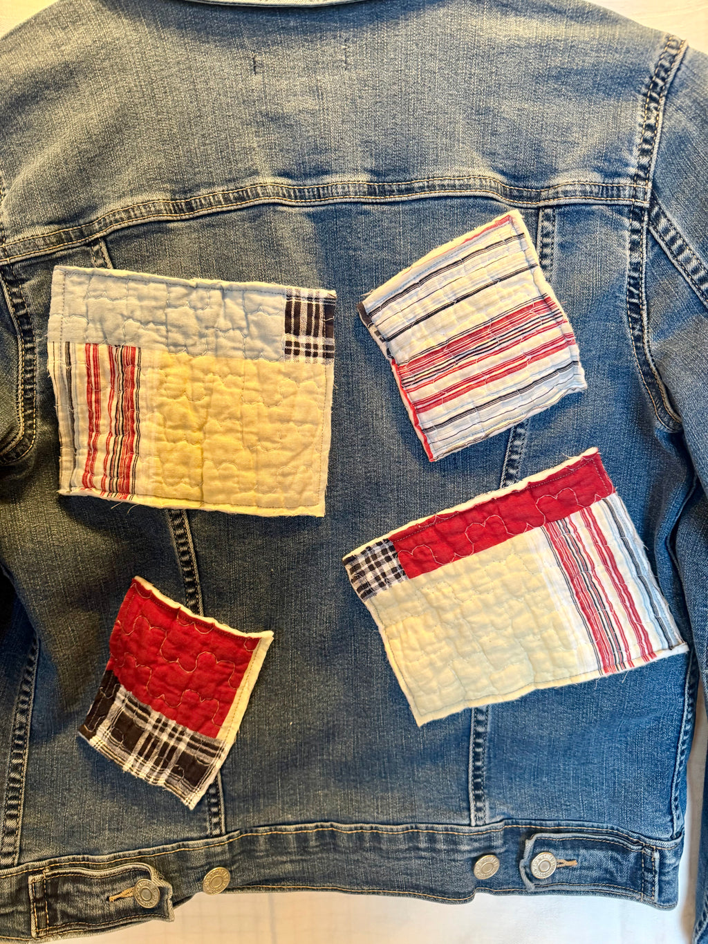 Quilt Patch Denim Jacket