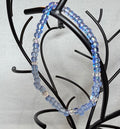 Light Blue Glass Beaded Bracelet Set (Set of 2)