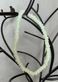 Soft Sage & Green Glass Beaded Bracelet Set (Set of 3)