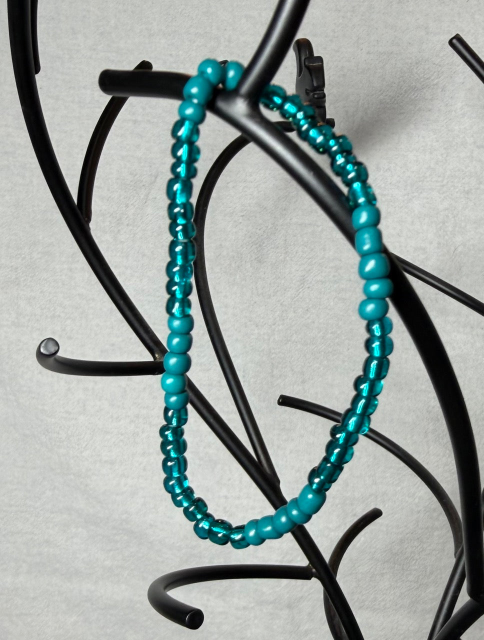 Teal Ocean Trio Beaded Bracelet (Set of 3)