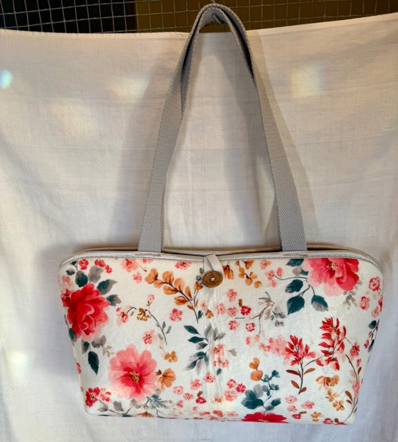 Soft Floral Everyday Tote Bag