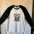 Can’t Be Tamed – 3/4 Sleeve Graphic Tee