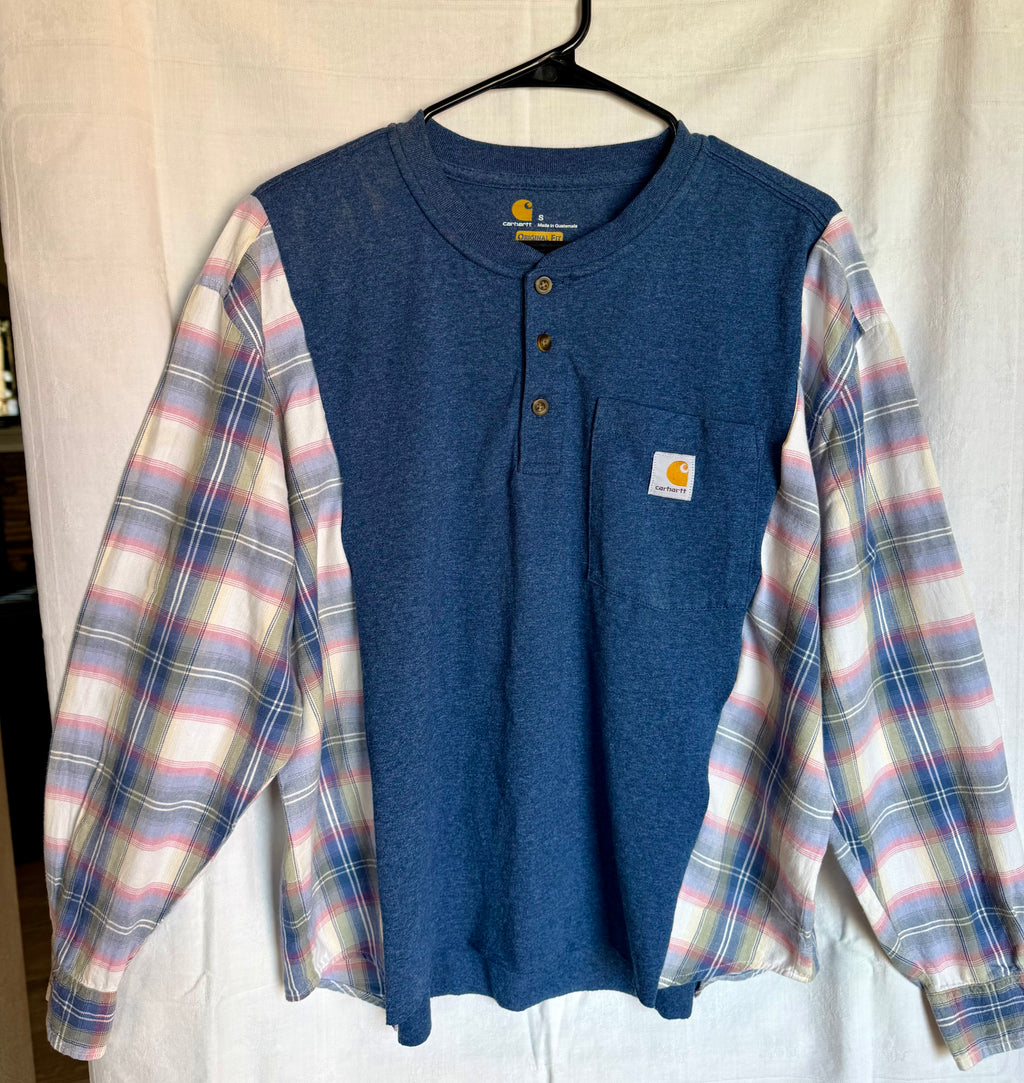 Carhartt Plaid Sleeve Henley