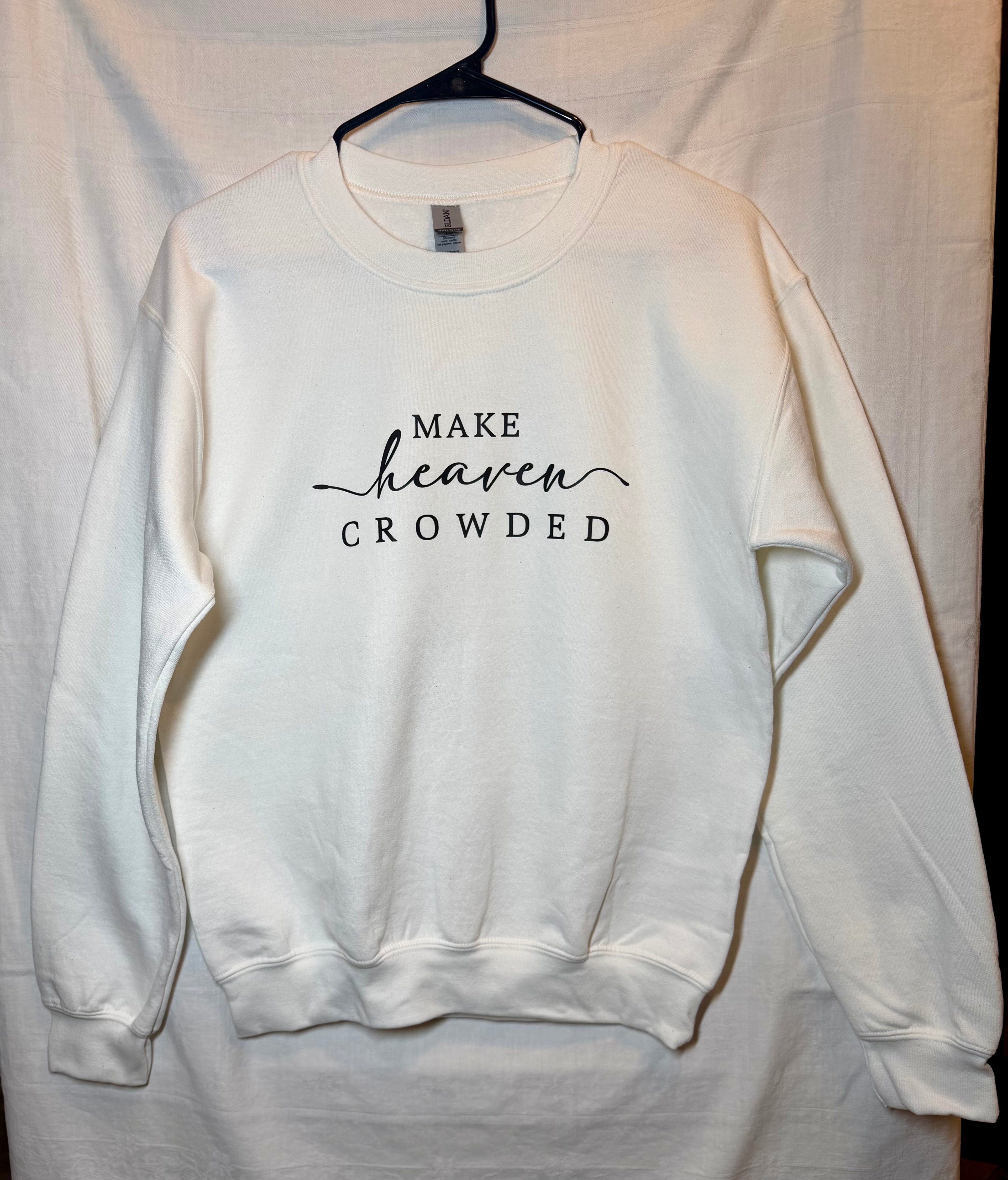 Make Heaven Crowded Graphic Crewneck Sweatshirt