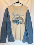 Ford Bronco Denim Sleeve Top