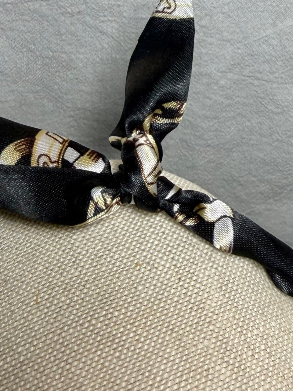 Black Braided Scarf Necklace with Shell Charms | Handmade Boho Statement Jewelry