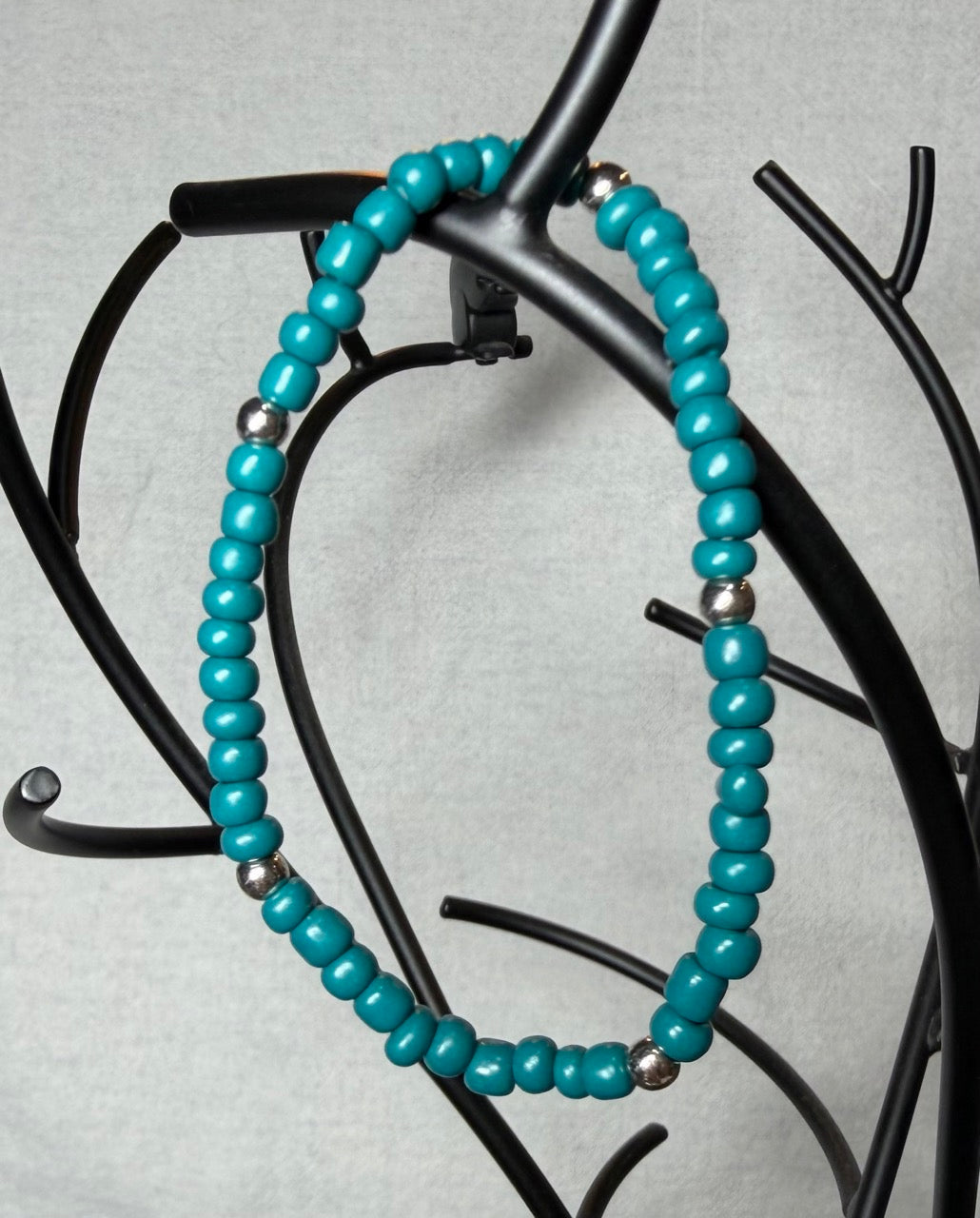 Teal Ocean Trio Beaded Bracelet (Set of 3)