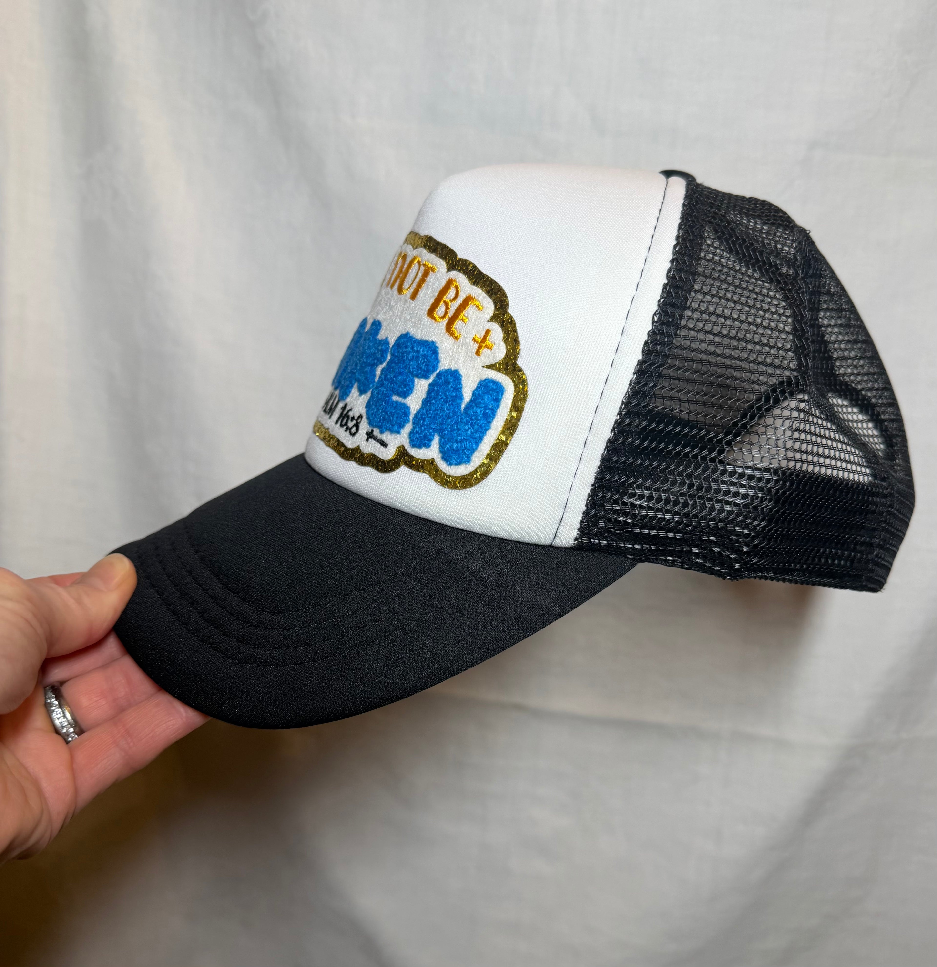 I Will Not Be Shaken Trucker Hat