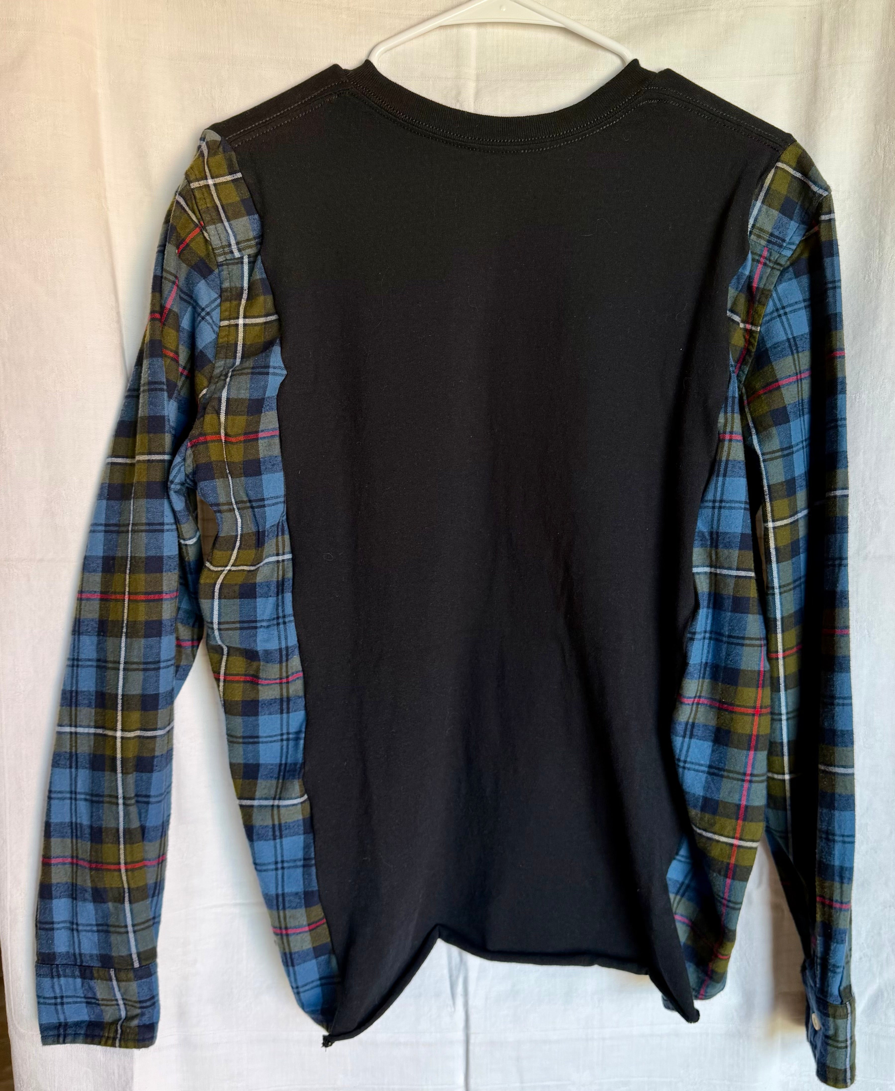 Jesus Loves You, But I'm His Favorite Plaid Sleeve Top