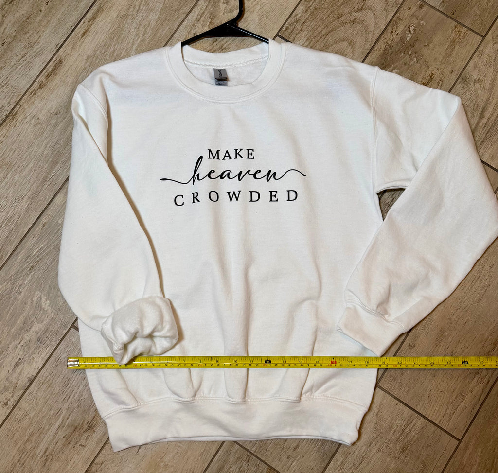 Make Heaven Crowded Graphic Crewneck Sweatshirt