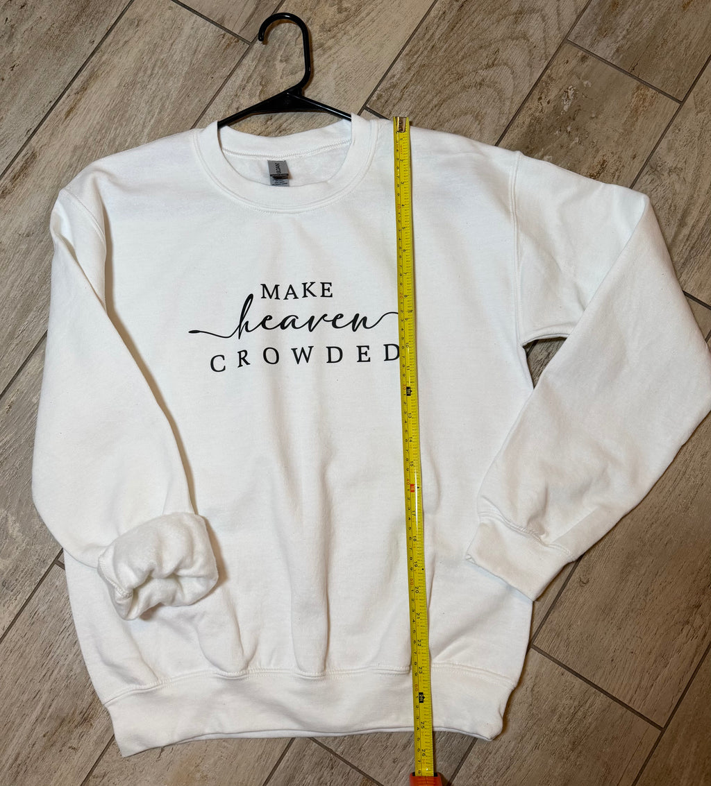 Make Heaven Crowded Graphic Crewneck Sweatshirt