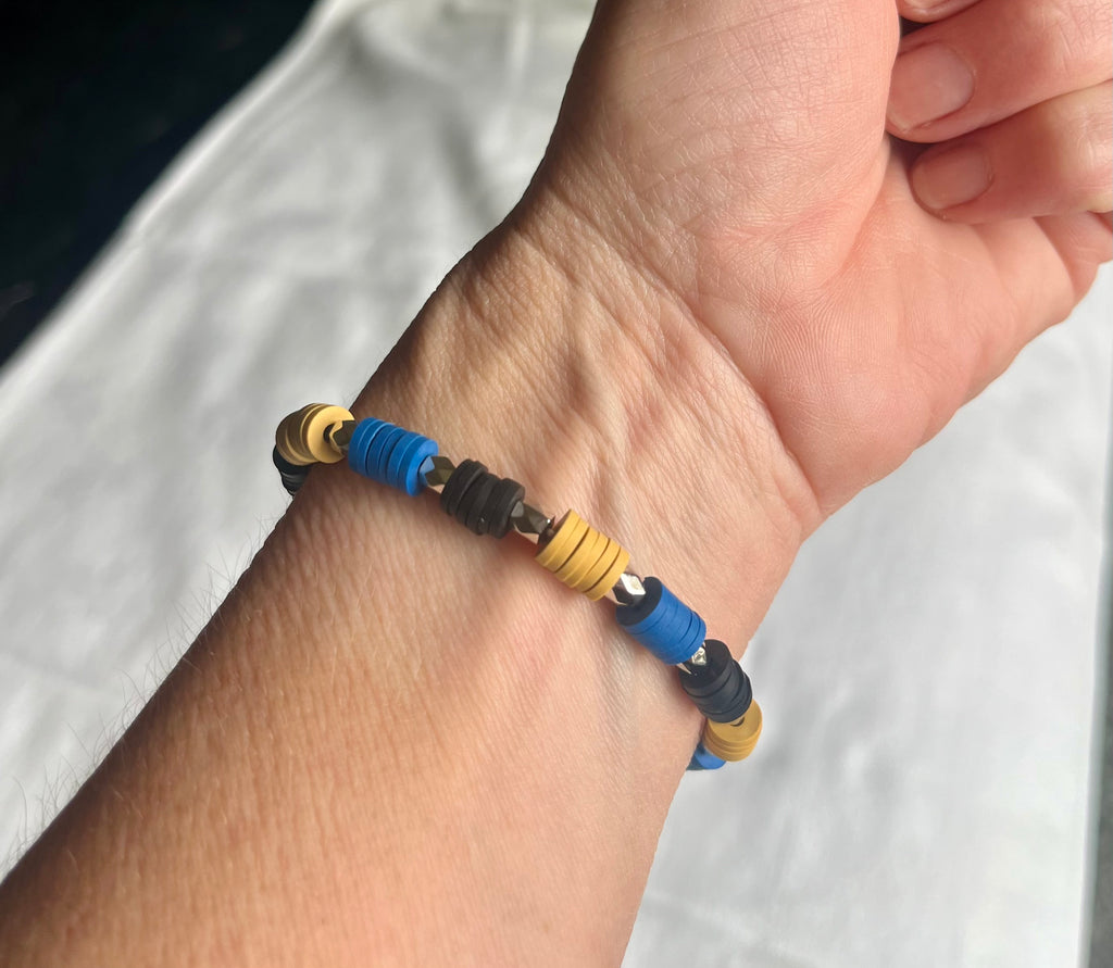 Midnight Waves Heishi Bracelet
