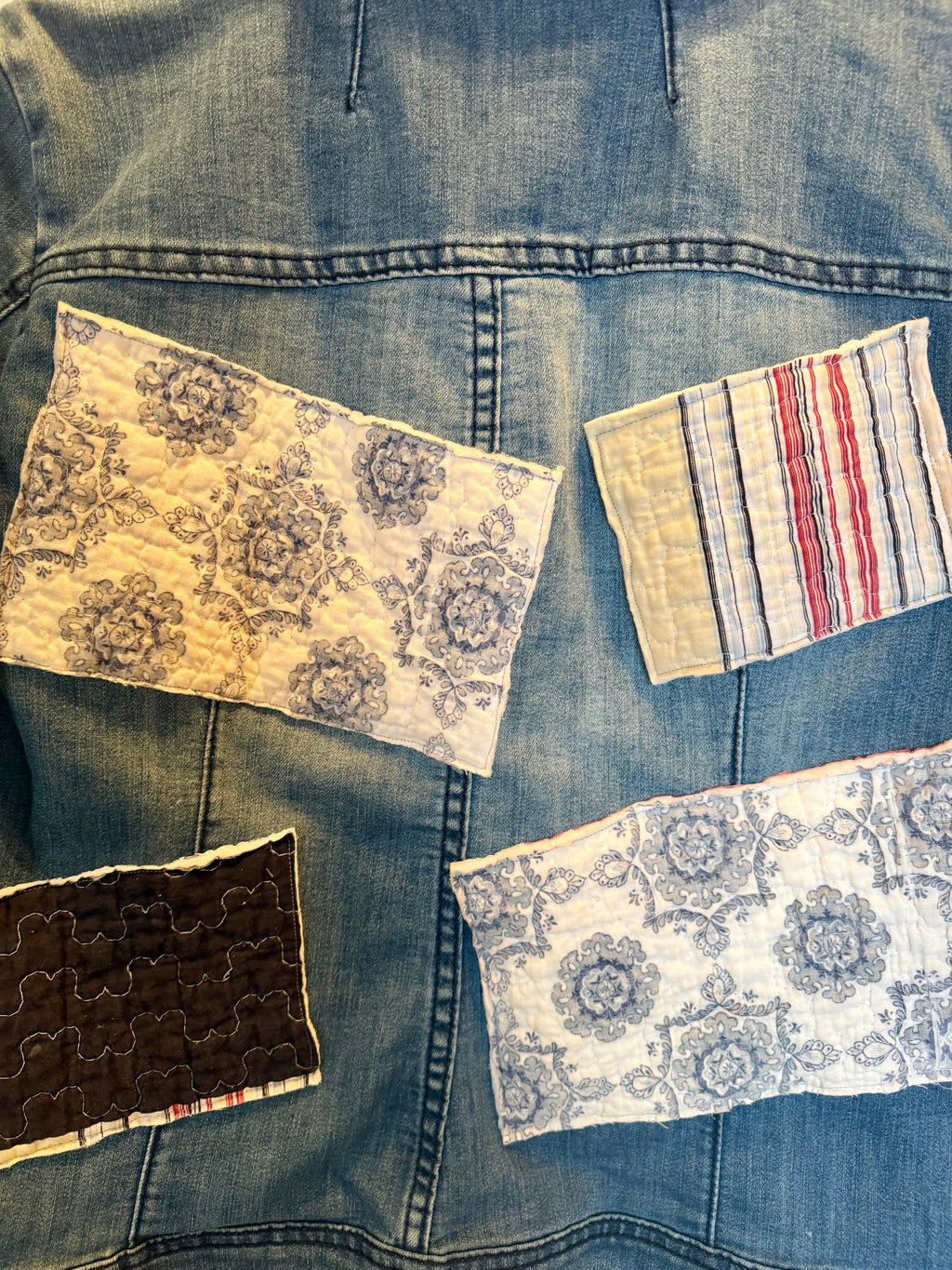 Patchwork Denim Jacket