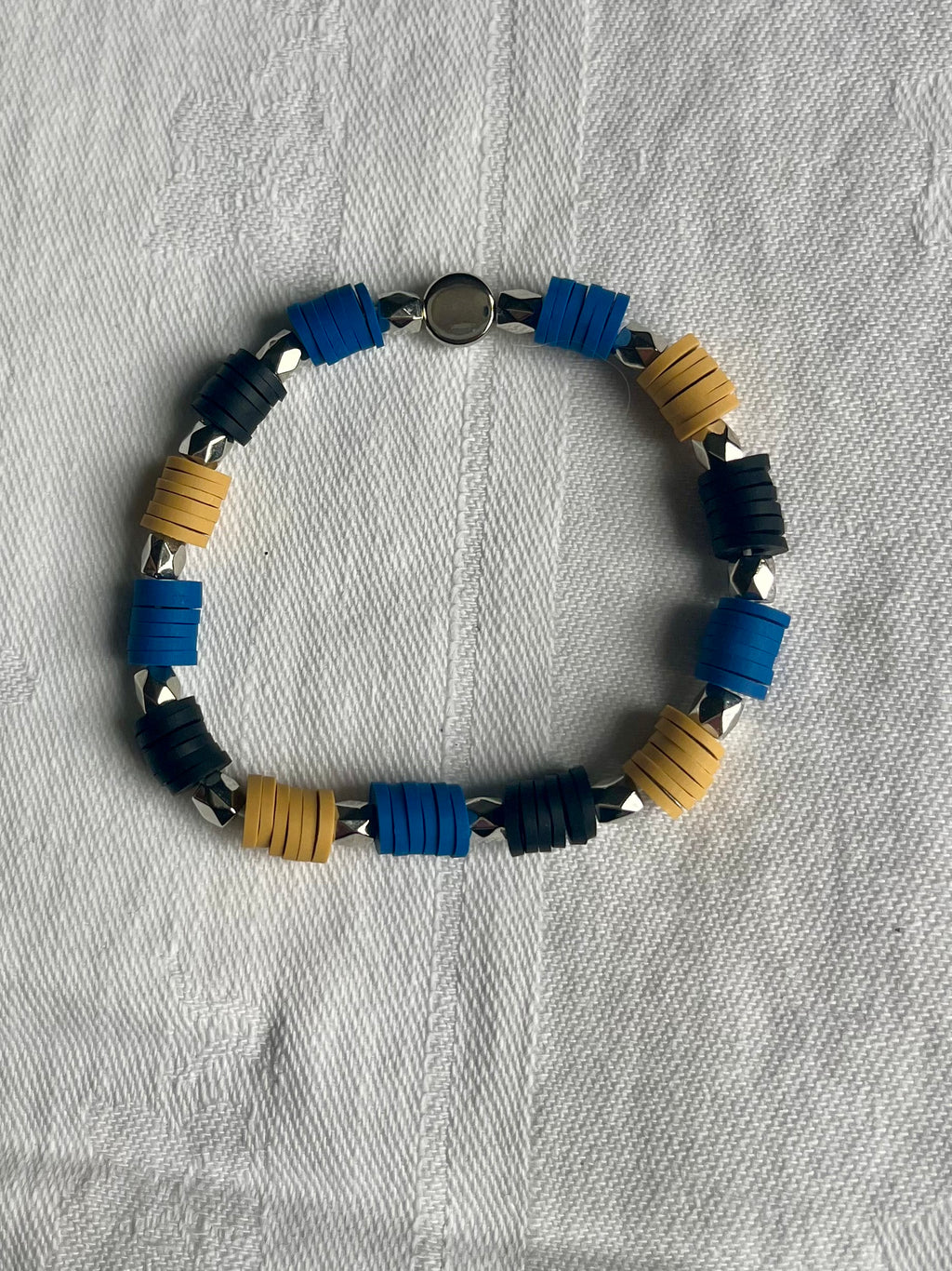 Midnight Waves Heishi Bracelet