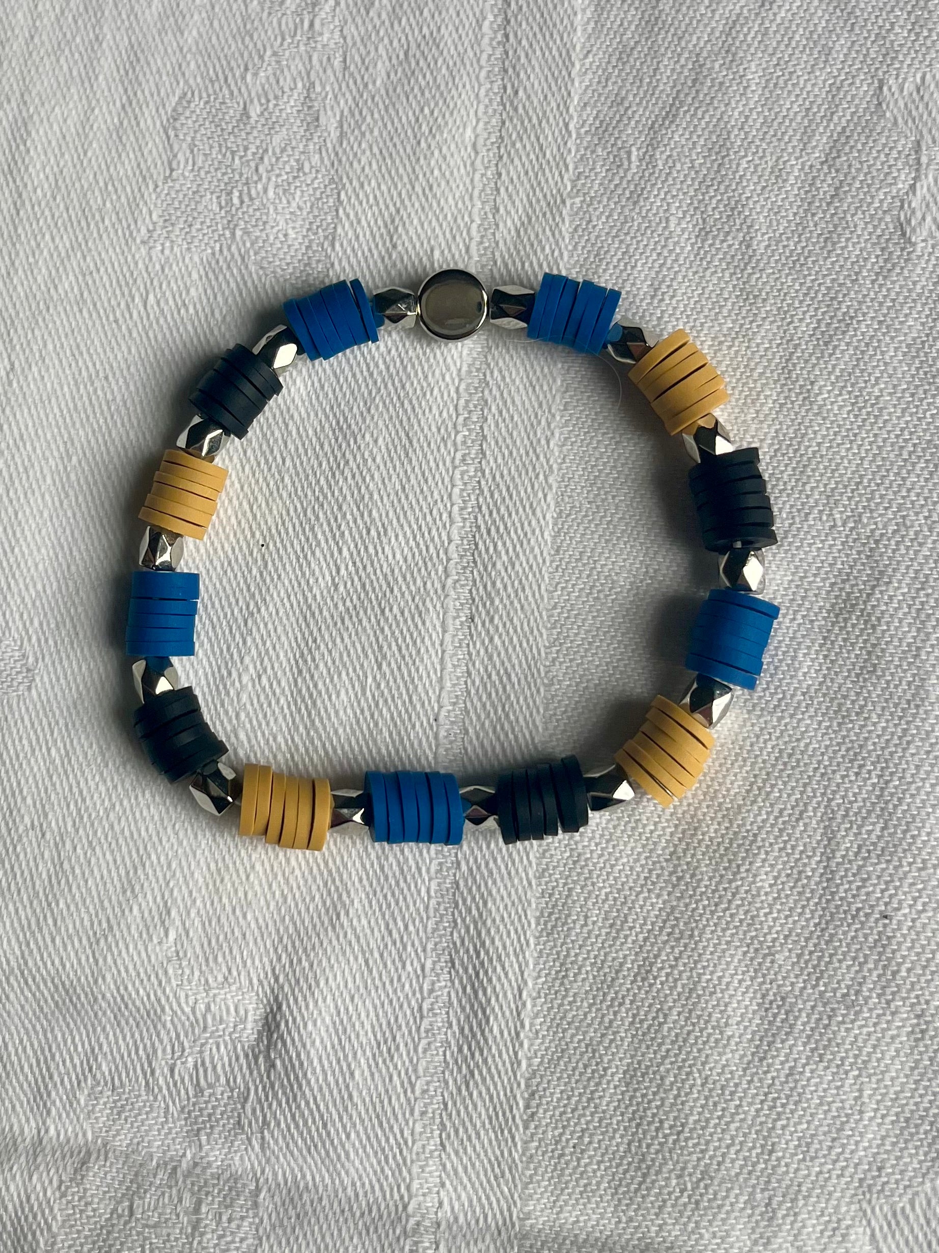 Midnight Waves Heishi Bracelet