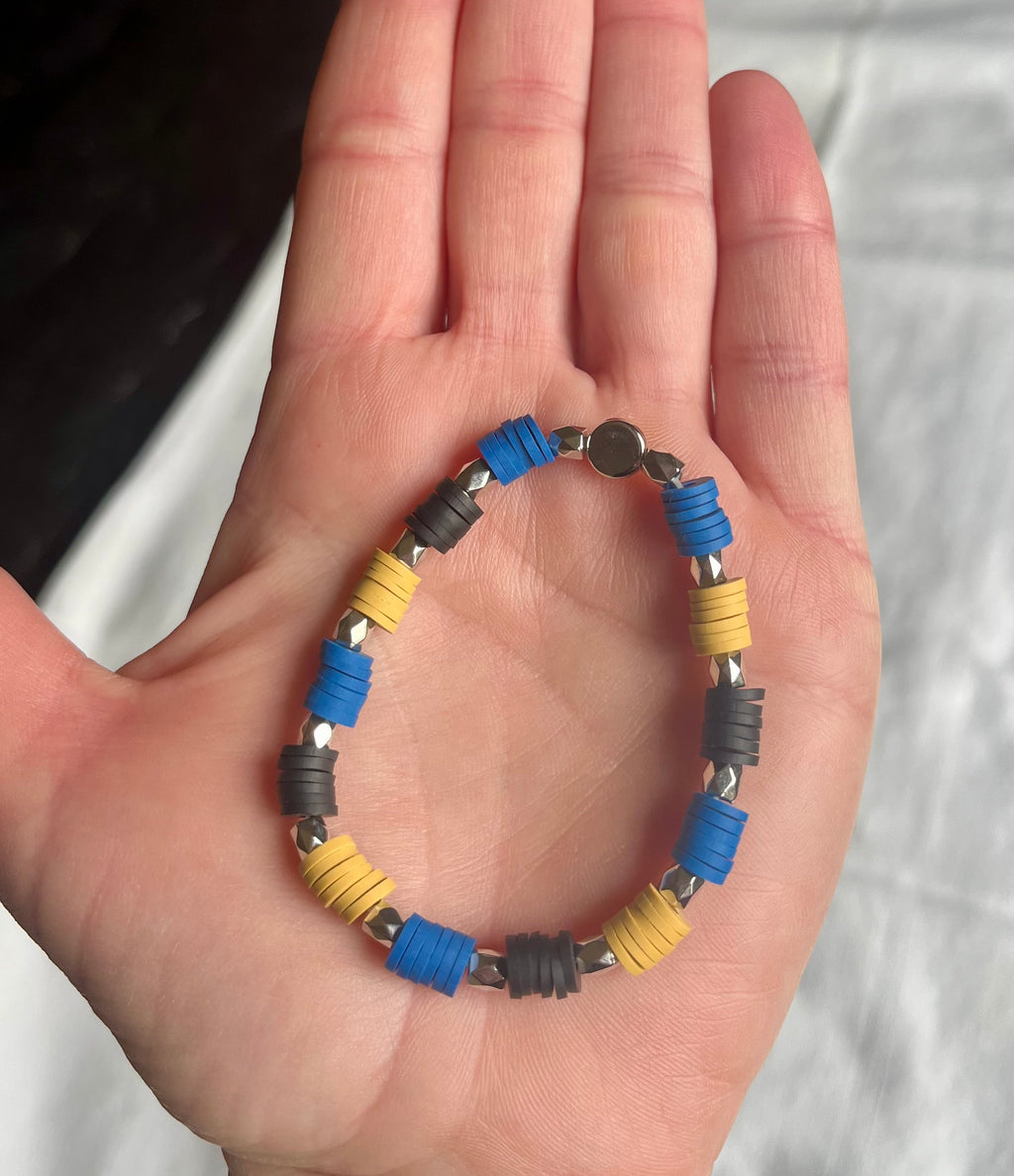 Midnight Waves Heishi Bracelet